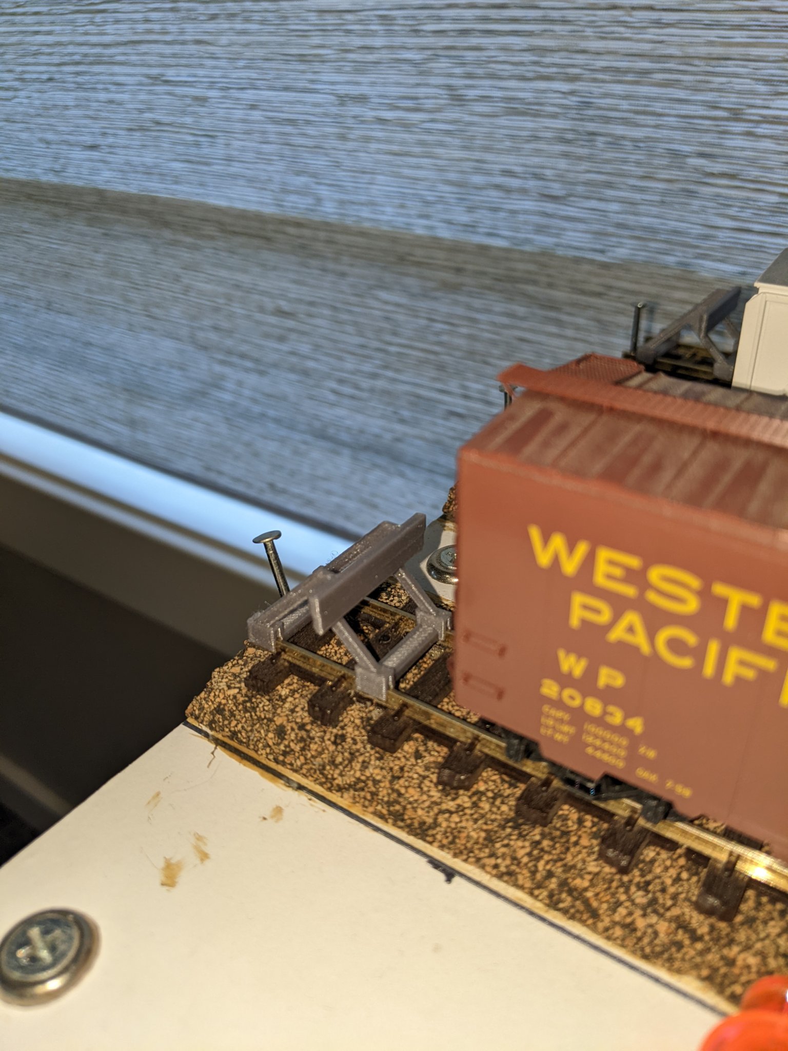 Bumper kết thúc đường ray HO Scale cho mô hình tàu hỏa