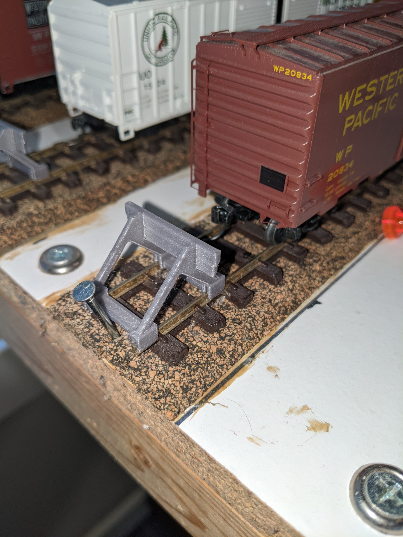 Bumper kết thúc đường ray HO Scale cho mô hình tàu hỏa