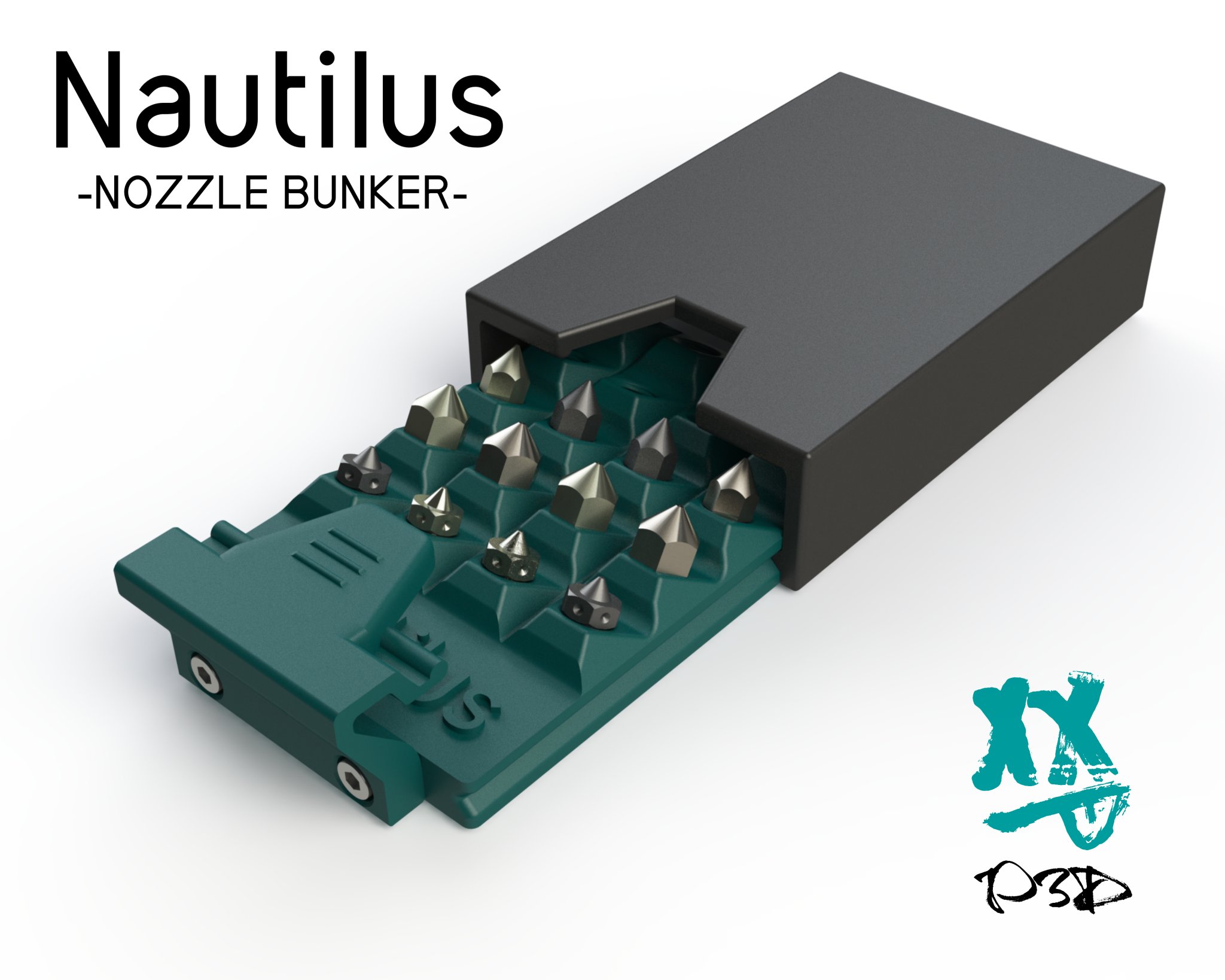 Giá đỡ 20 vòi phun cho máy in 3D Nautilus