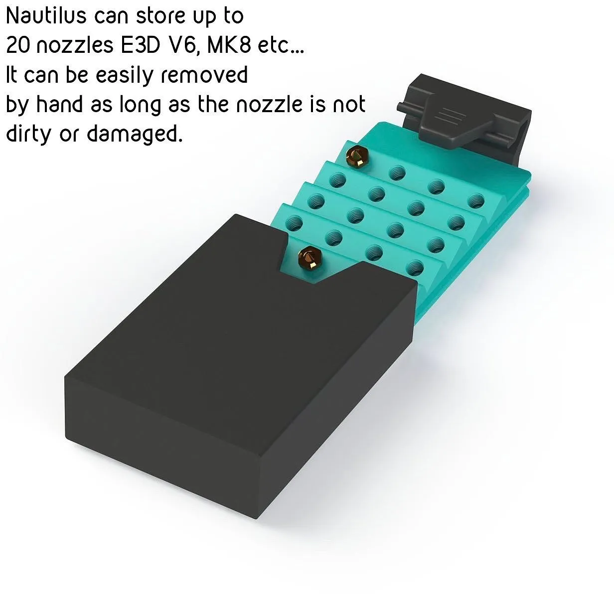 Giá đỡ 20 vòi phun cho máy in 3D Nautilus