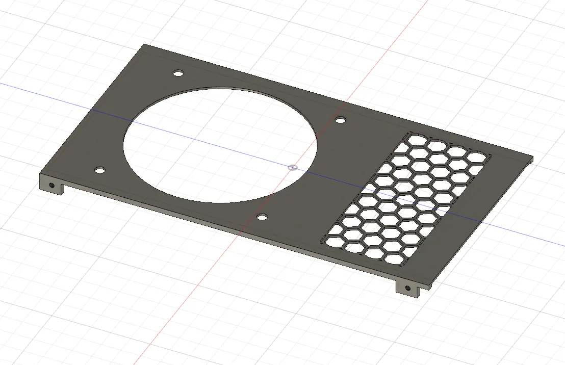 Nắp PSU Voxelab Aquila cho quạt 92mm