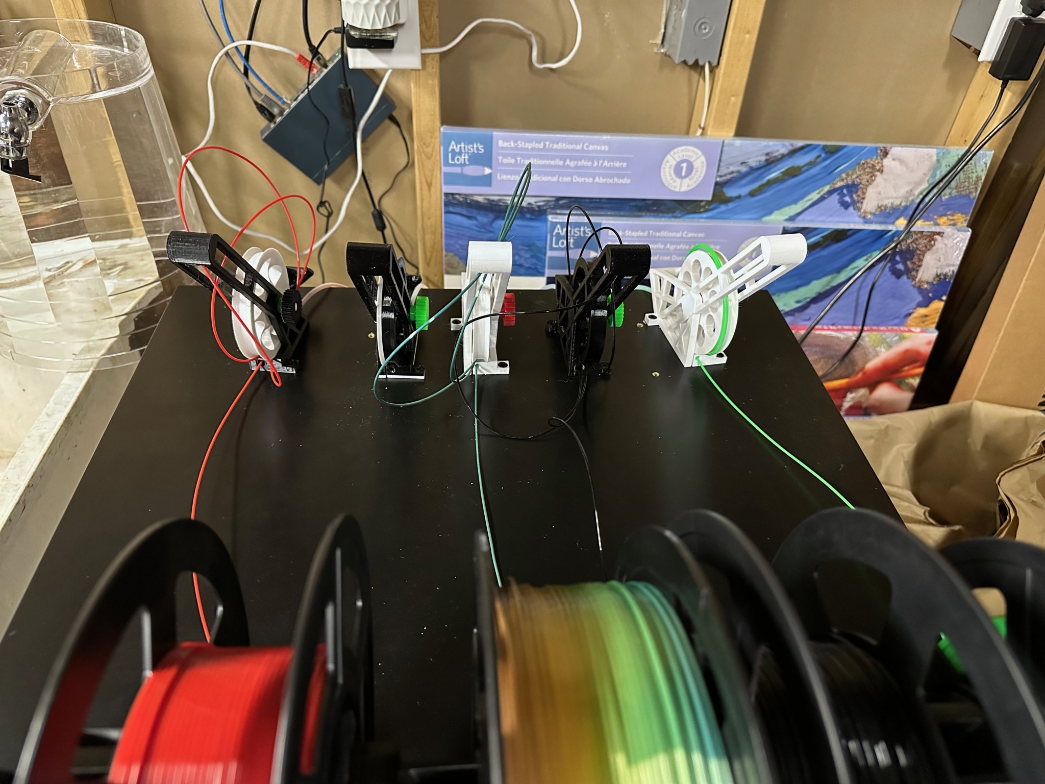 Hệ thống đệm lắp đặt cho Prusa MMU