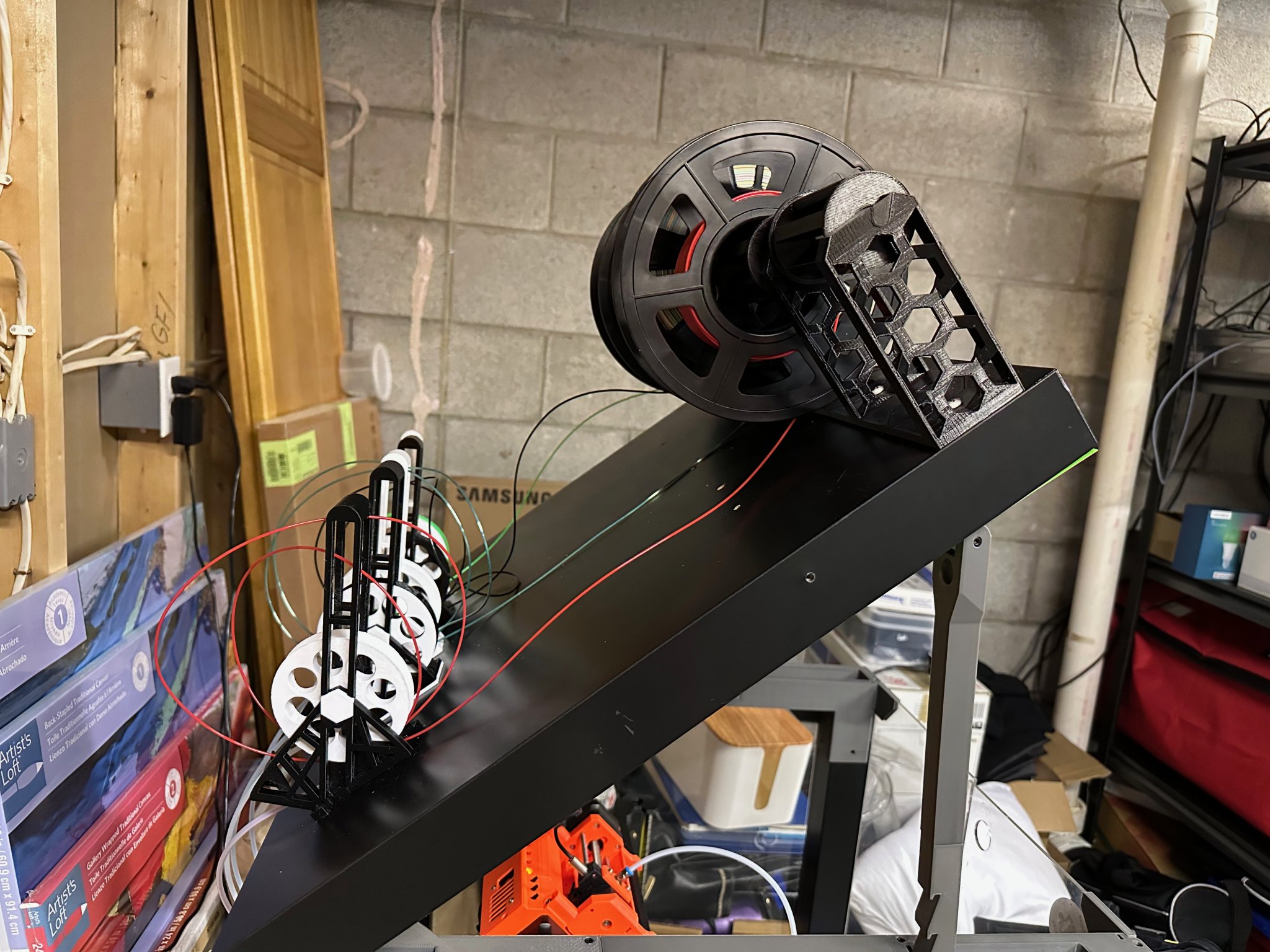 Hệ thống đệm lắp đặt cho Prusa MMU