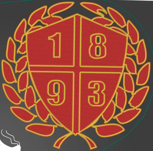 Biểu tượng Sparta 3D nghệ thuật treo tường