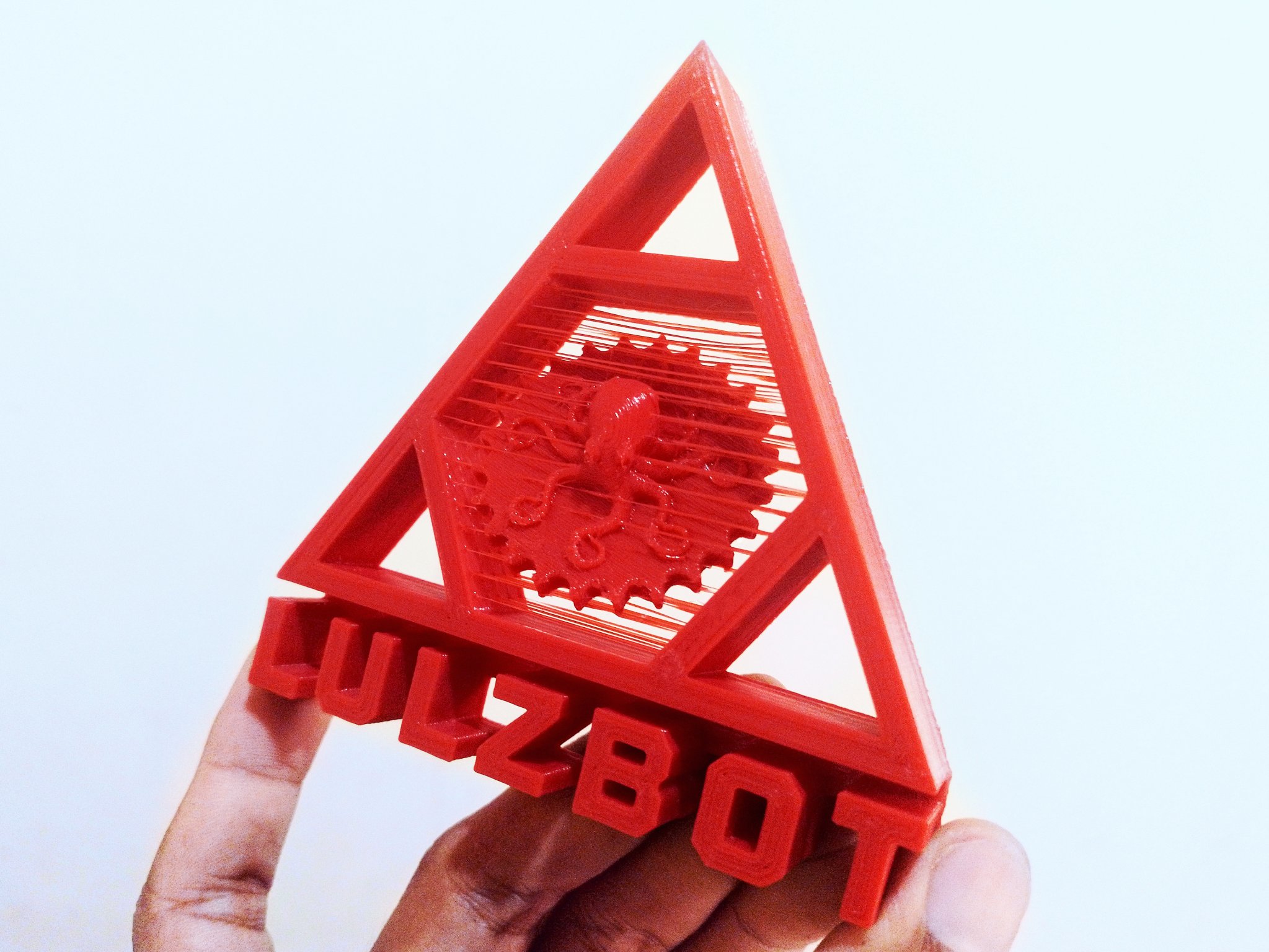 Biểu tượng LULZBOT treo nghệ thuật dây thừng