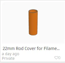 Bọc cho thanh gỗ có đường kính 22-23mm