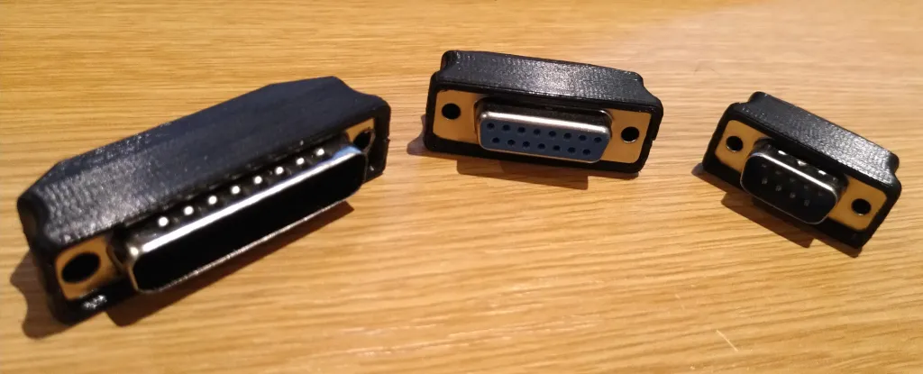 Vỏ kết nối DB9, DB15, DB25 kiểu thấp cho dây cáp