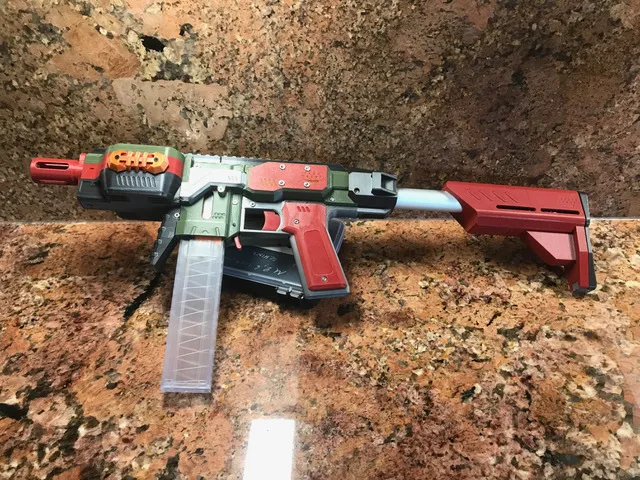 Súng bắn đạn foam Solenoid Gryphon cải tiến