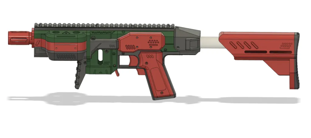 Súng bắn đạn foam Solenoid Gryphon cải tiến