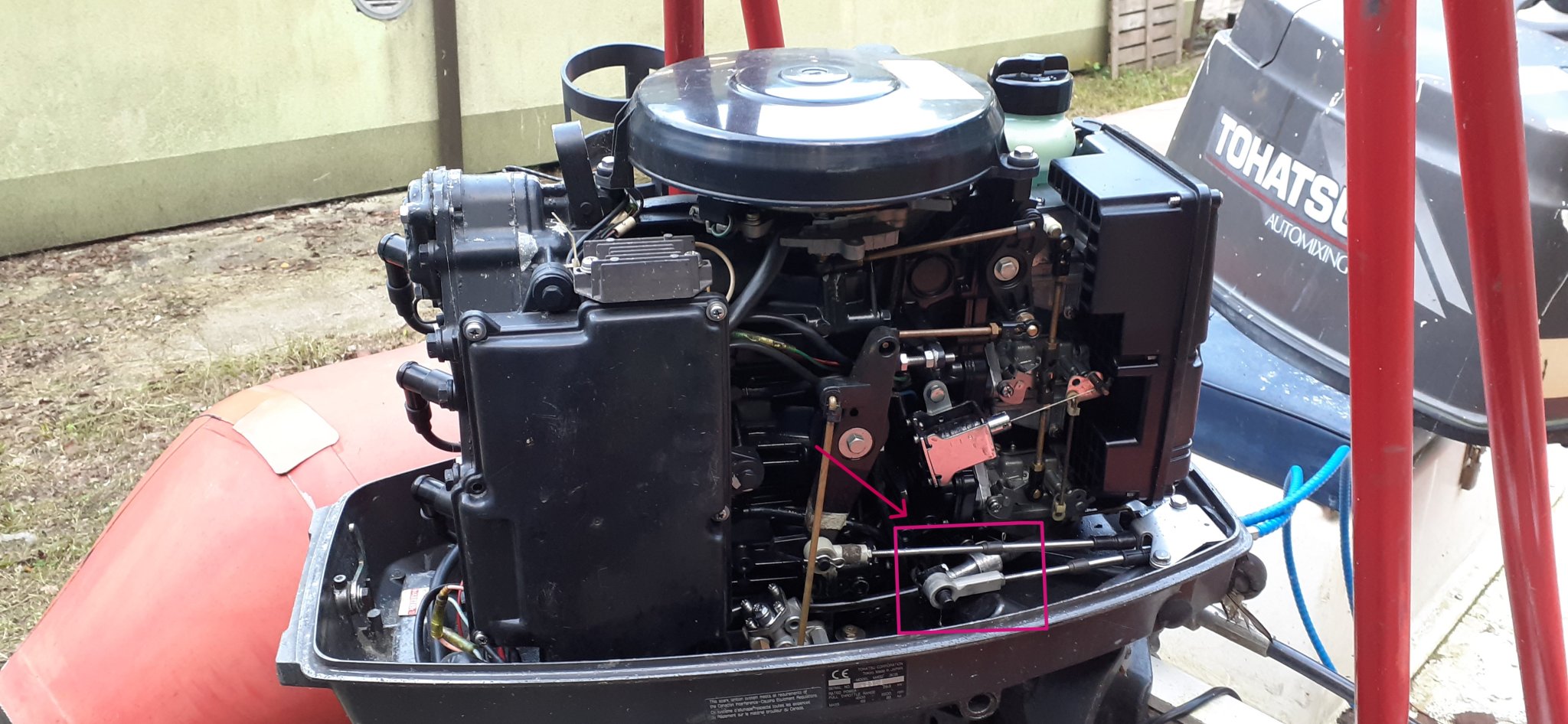 Phụ kiện sửa chữa cần số cho động cơ Toshatsu