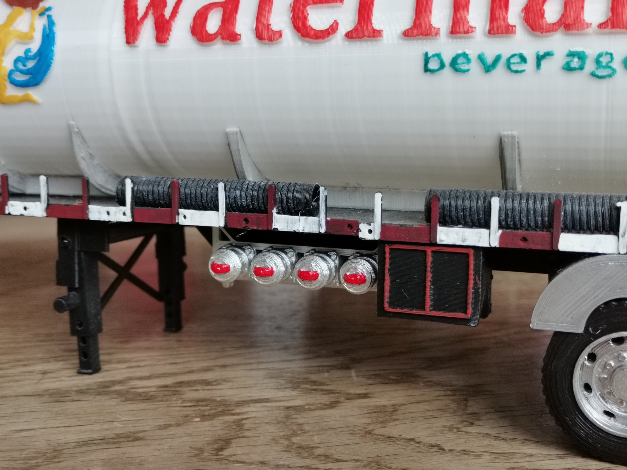 Rơ moóc đồ uống cho xe tải Peterbilt