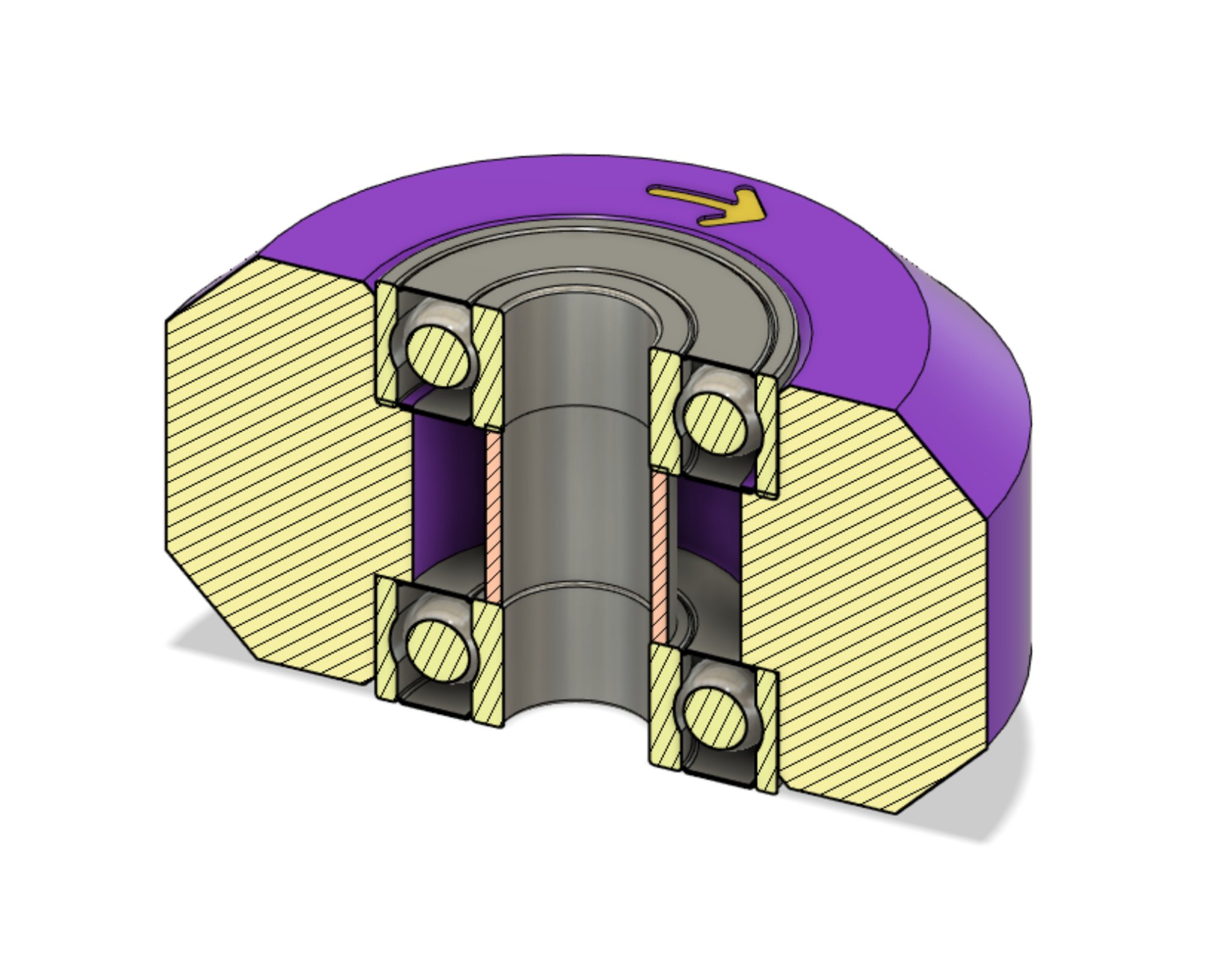 Bánh xe chống rocker cơ bản cho trượt patin tốc độ cao