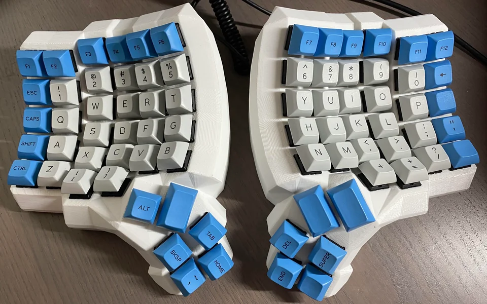 Bàn phím chia tay Dactyl Manuform 6x6