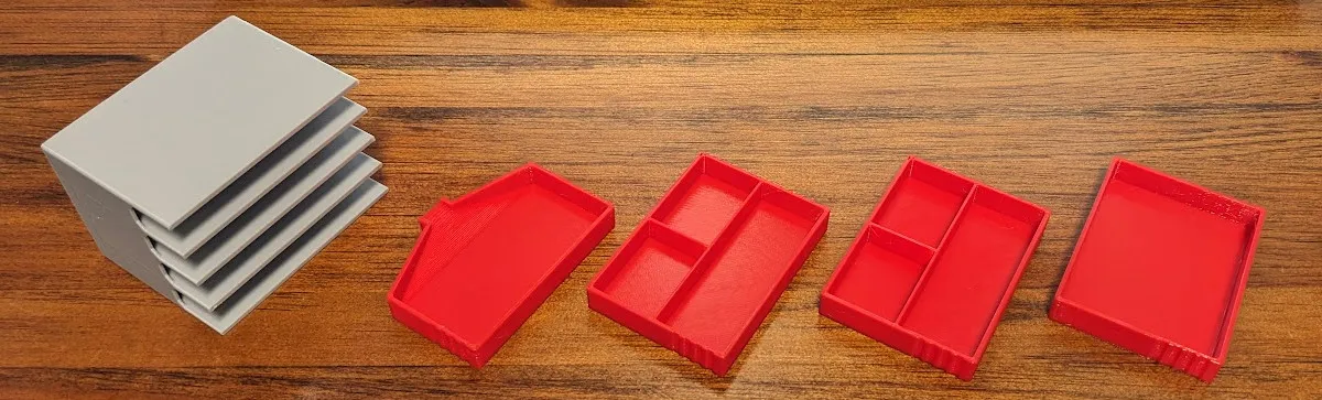 Khay đựng linh kiện nhỏ HSW và giá treo tương thích