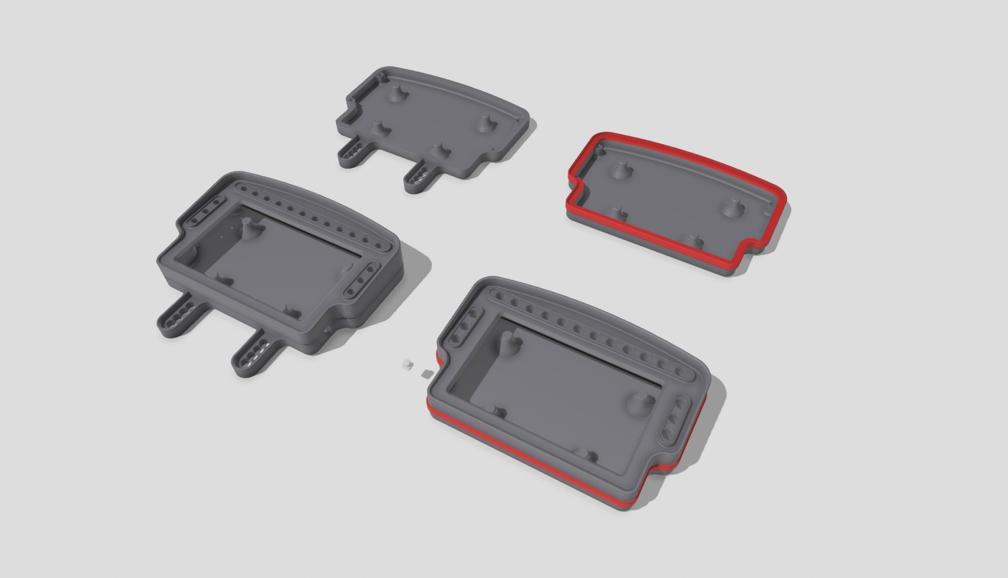 Bảng điều khiển VoCore 4.3" với 18 đèn LED cho Simracing