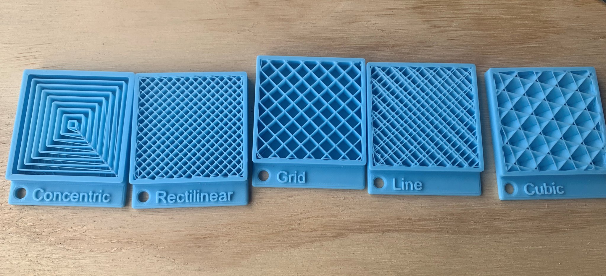 Mẫu vật liệu lấp đầy từ Bambu Studio