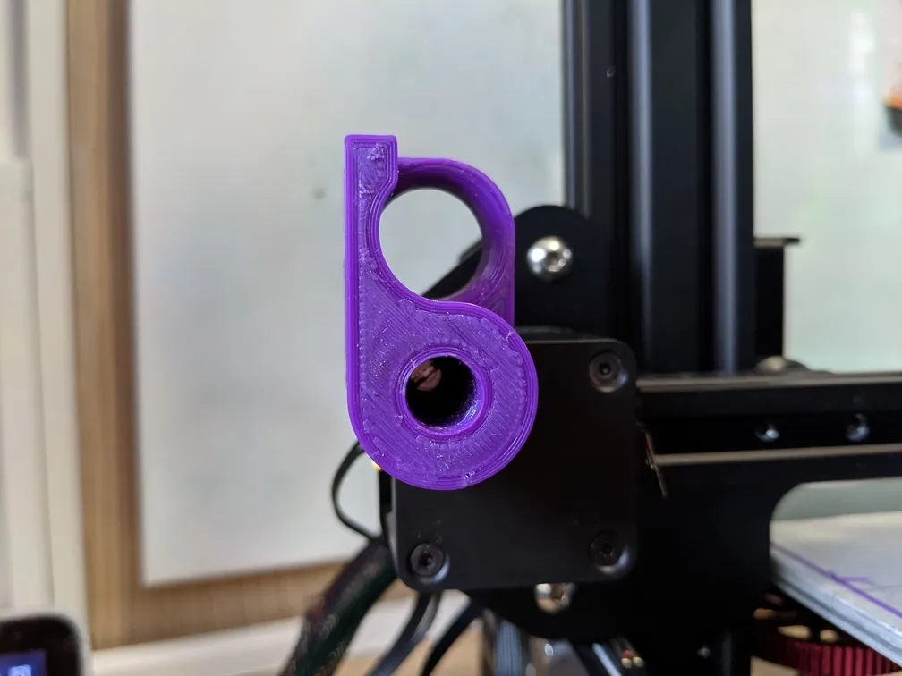 Giá đỡ cáp cho Ender 3 Pro lắp tại công tắc giới hạn X