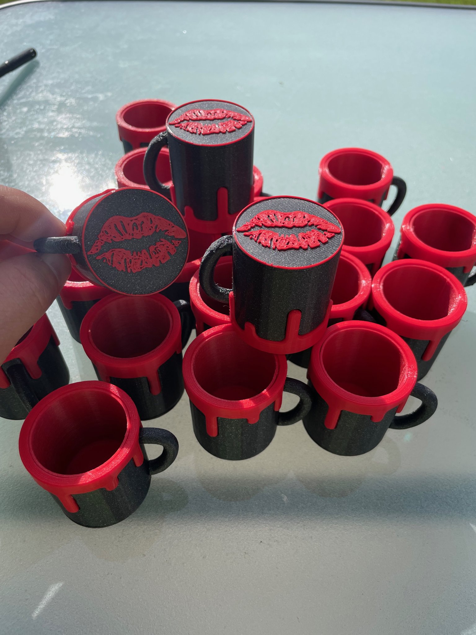 Cốc Schnaps nhiều phần bằng PLA và PETG