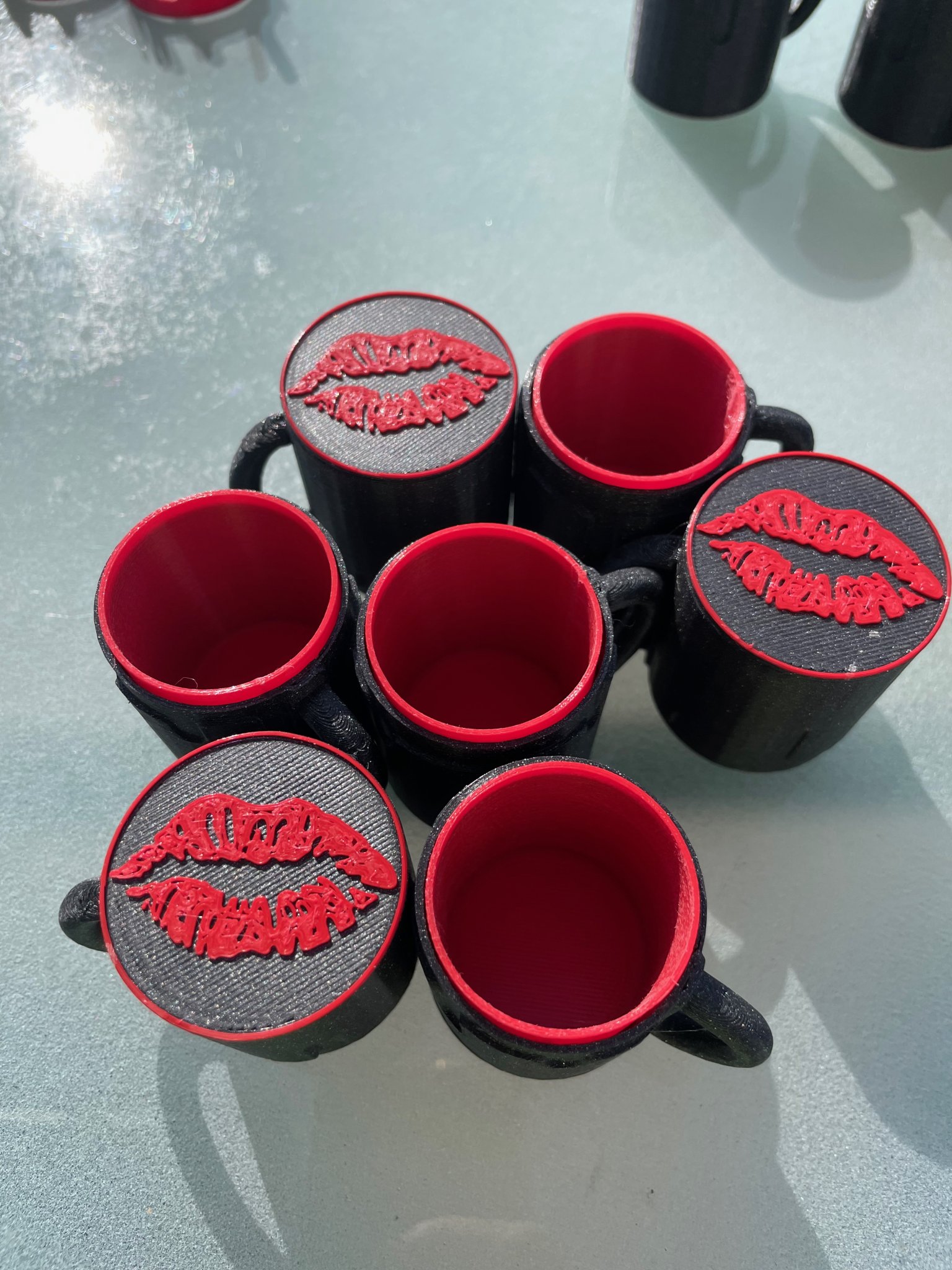 Cốc Schnaps nhiều phần bằng PLA và PETG