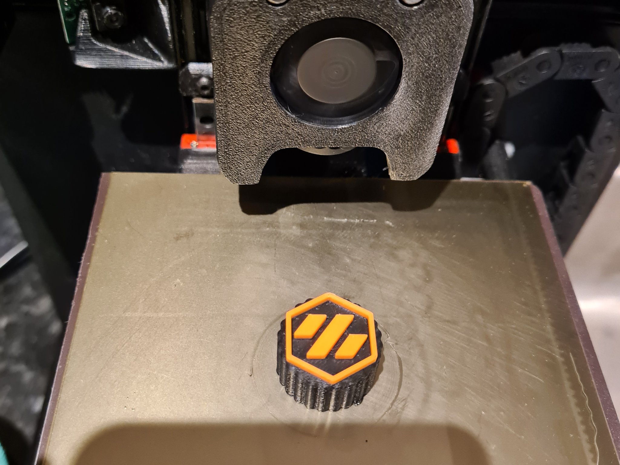 Núm điều chỉnh màn hình LCD với logo Voron