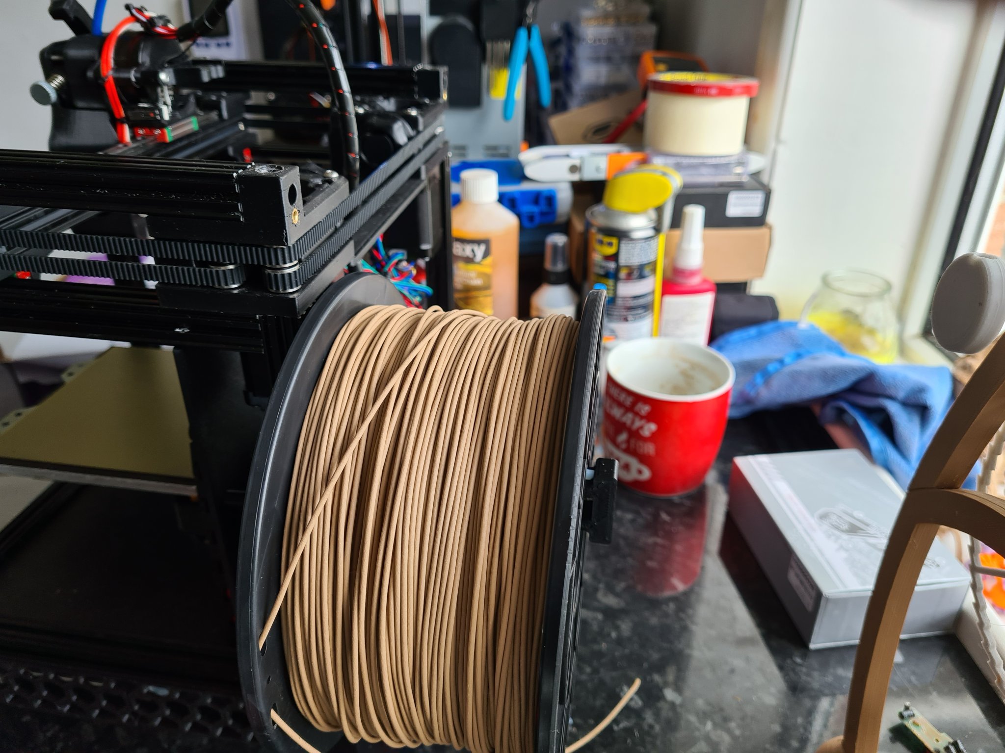 Giá đỡ cuộn 90mm cho máy in Voron 0