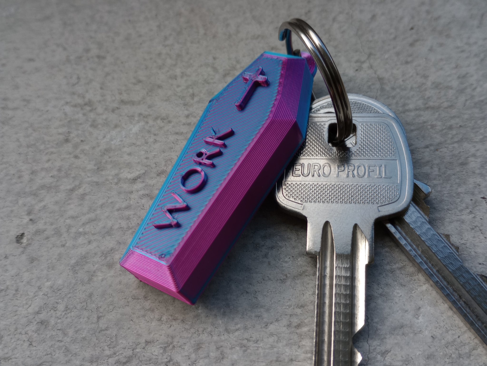 Móc khóa quan tài hài hước cho Halloween