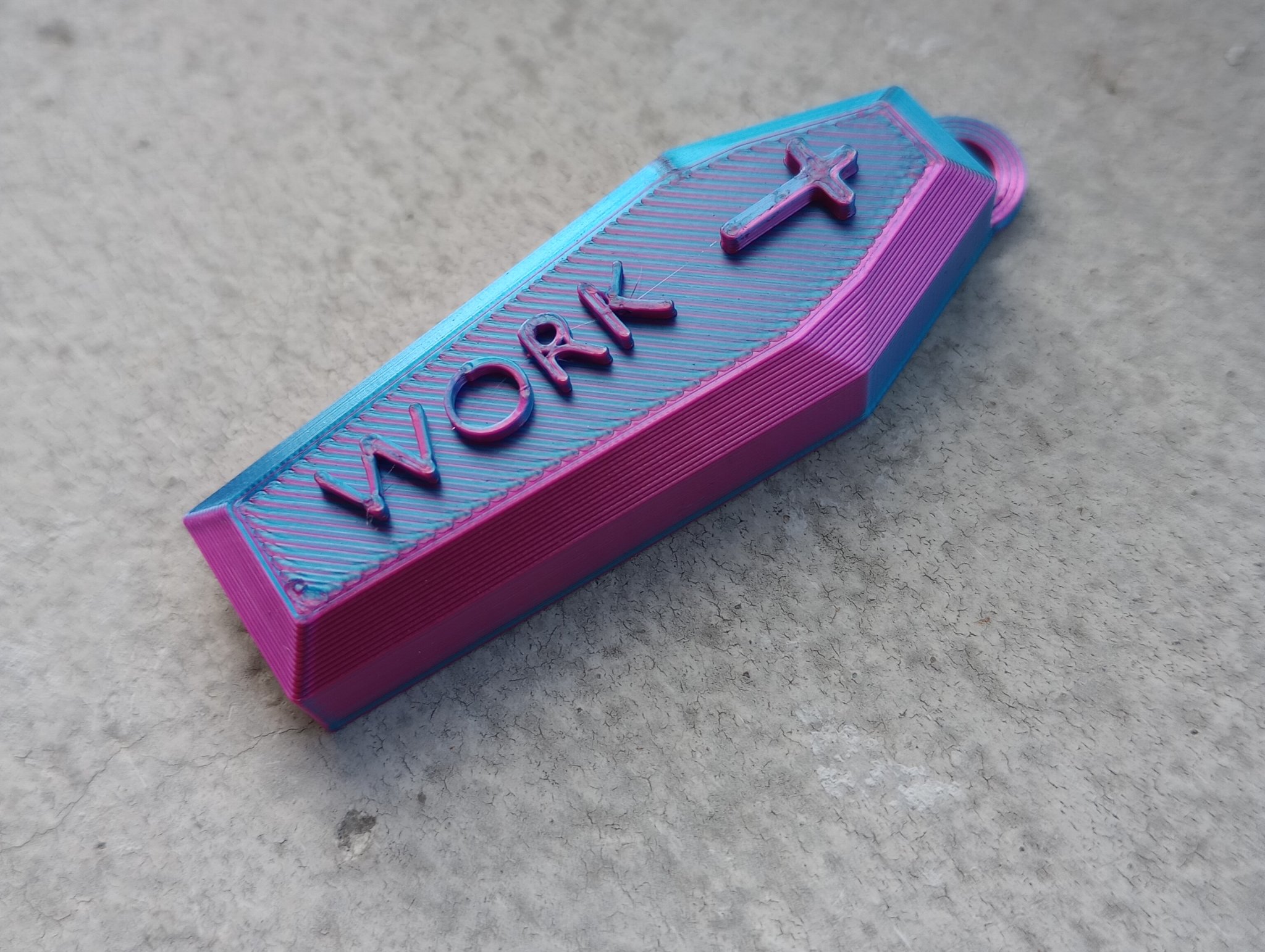 Móc khóa quan tài hài hước cho Halloween