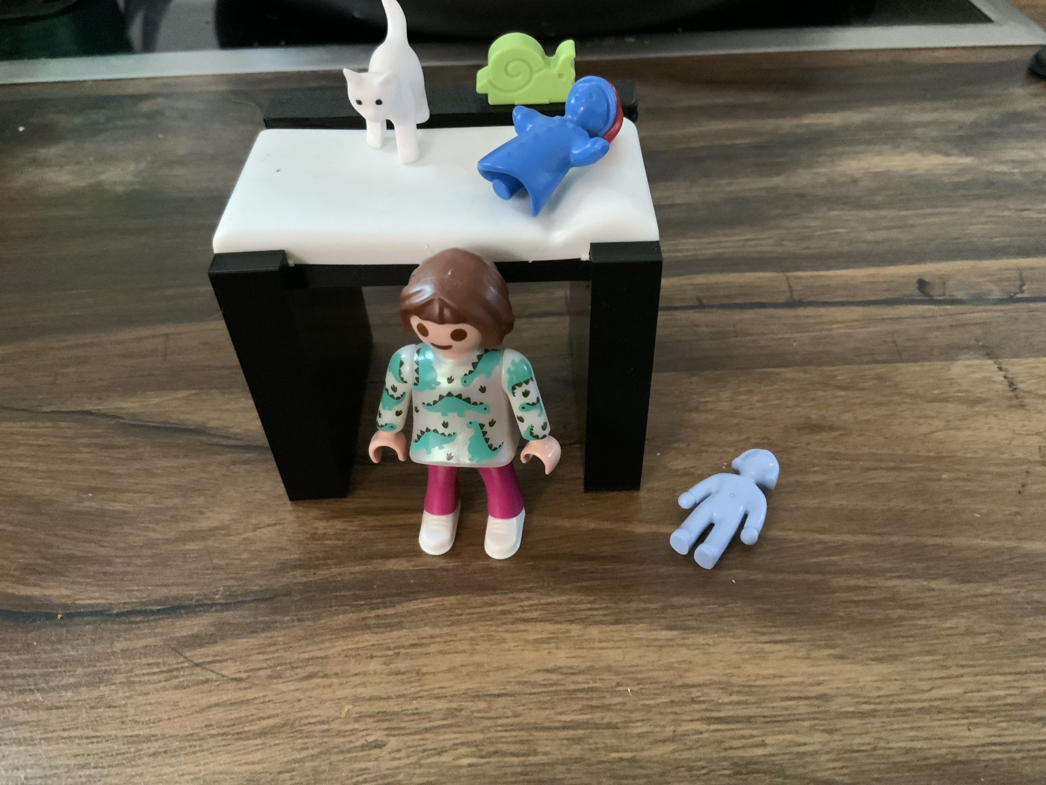 Giường Playmobil cho trò chơi mô phỏng