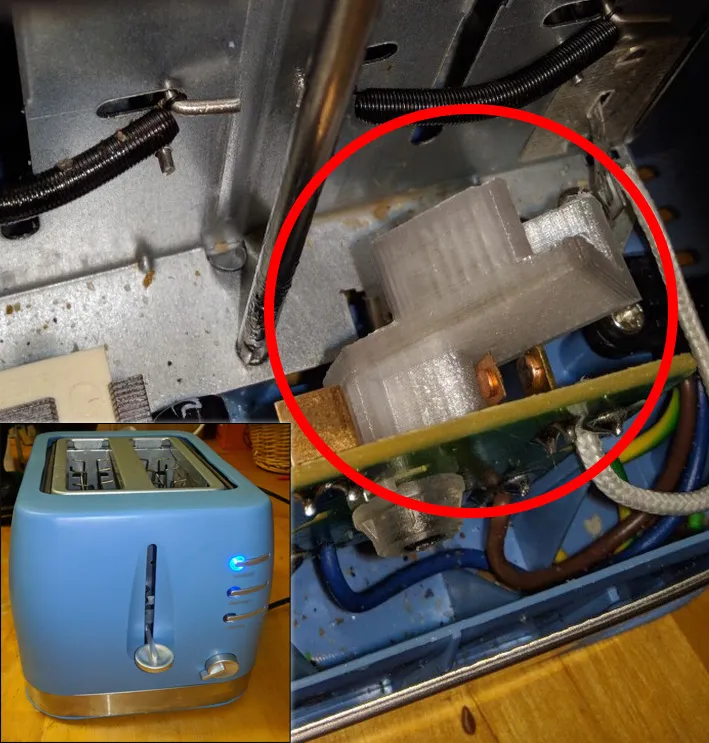 Cần gạt công tắc điện bằng nhựa cho máy nướng bánh Simpex