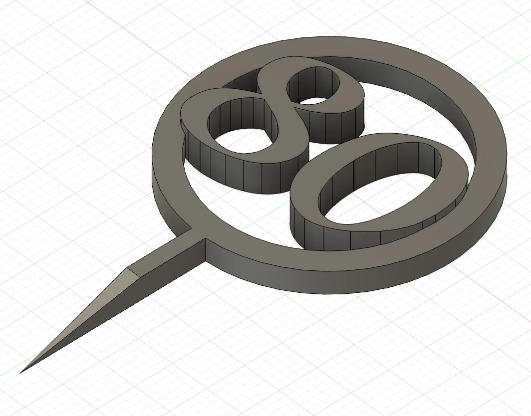 Nhãn dán sinh nhật 80 tuổi cho bánh và món ăn nhẹ