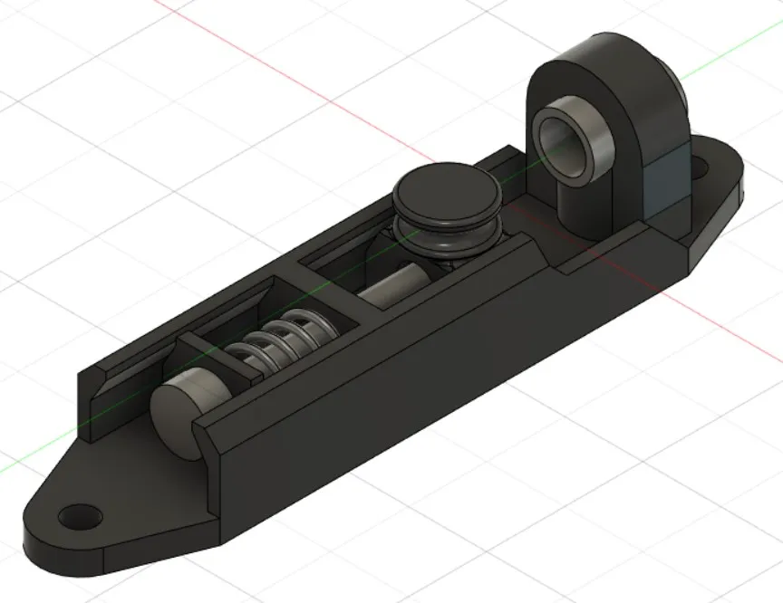 Dụng cụ căng dây và giảm chấn cho gân robot (Bộ truyền động đàn hồi chuỗi)