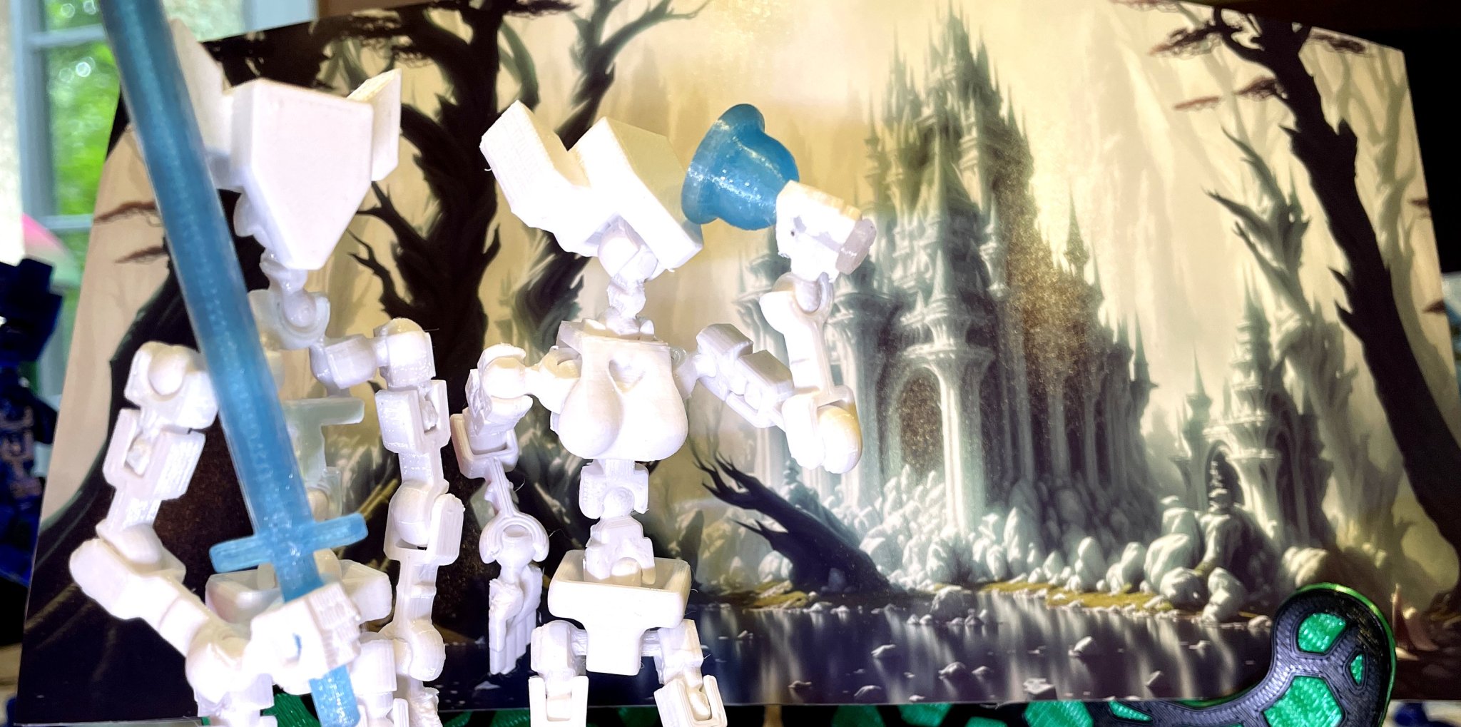 Đầu cao elf cho các nhân vật hành động Lucky 13