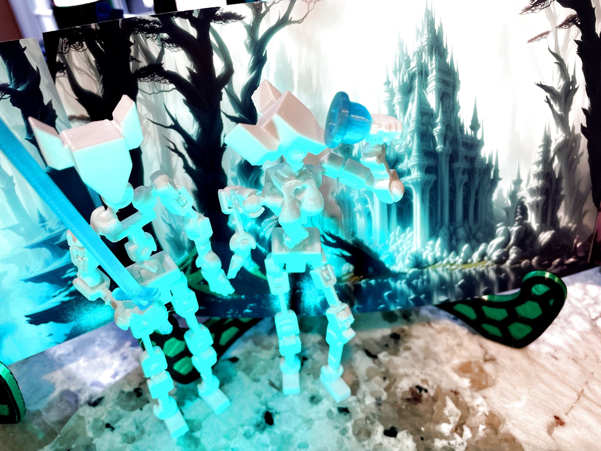 Đầu cao elf cho các nhân vật hành động Lucky 13