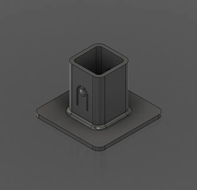 Nắp che đầu kéo 1 1/4 inch đơn giản