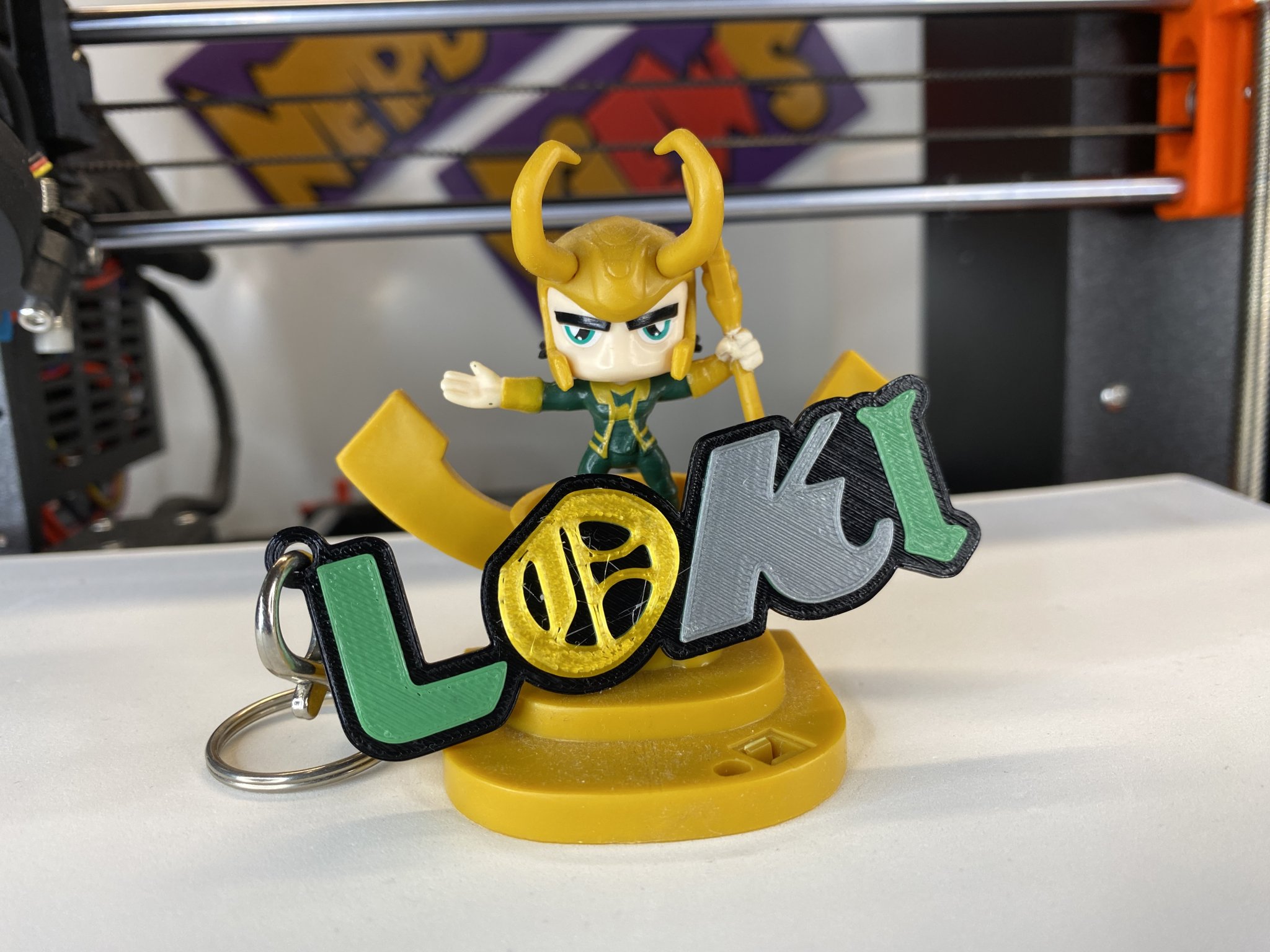 Móc khóa Loki phong cách Marvel
