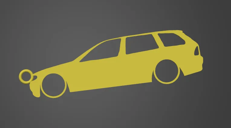 Móc khóa hình dáng chìa khóa BMW e46 Touring facelift