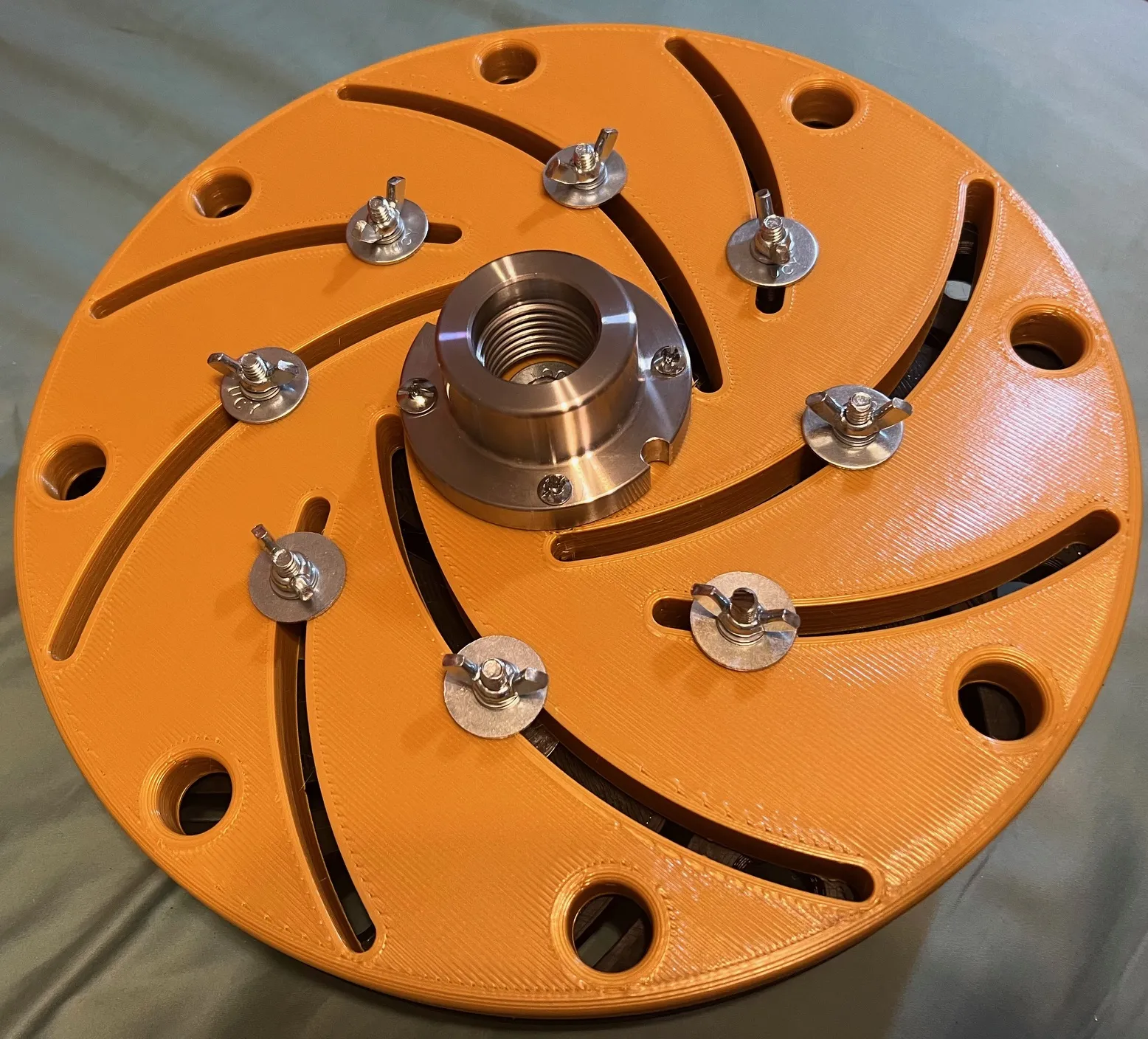 Chuck Longworth 12" in 3D cho máy tiện gỗ