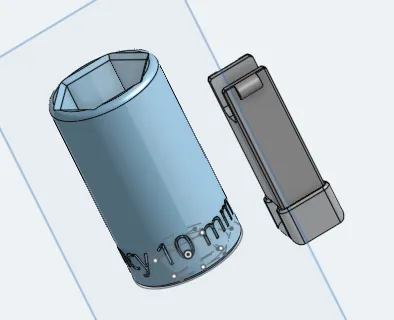 Giá đỡ chìa khóa khẩn cấp 10 mm cho móc khóa