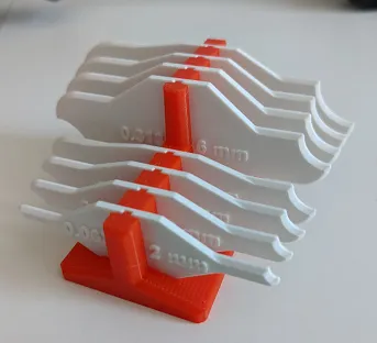 Bộ thước đo bán kính mét và inch