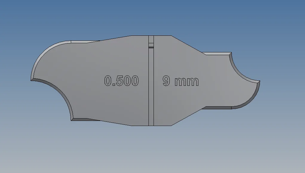 Bộ thước đo bán kính mét và inch