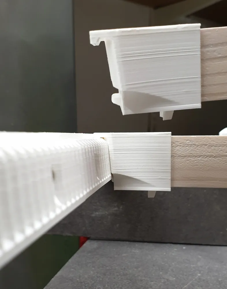 Cần gạt tháo rời cho các thanh gỗ 25x25mm