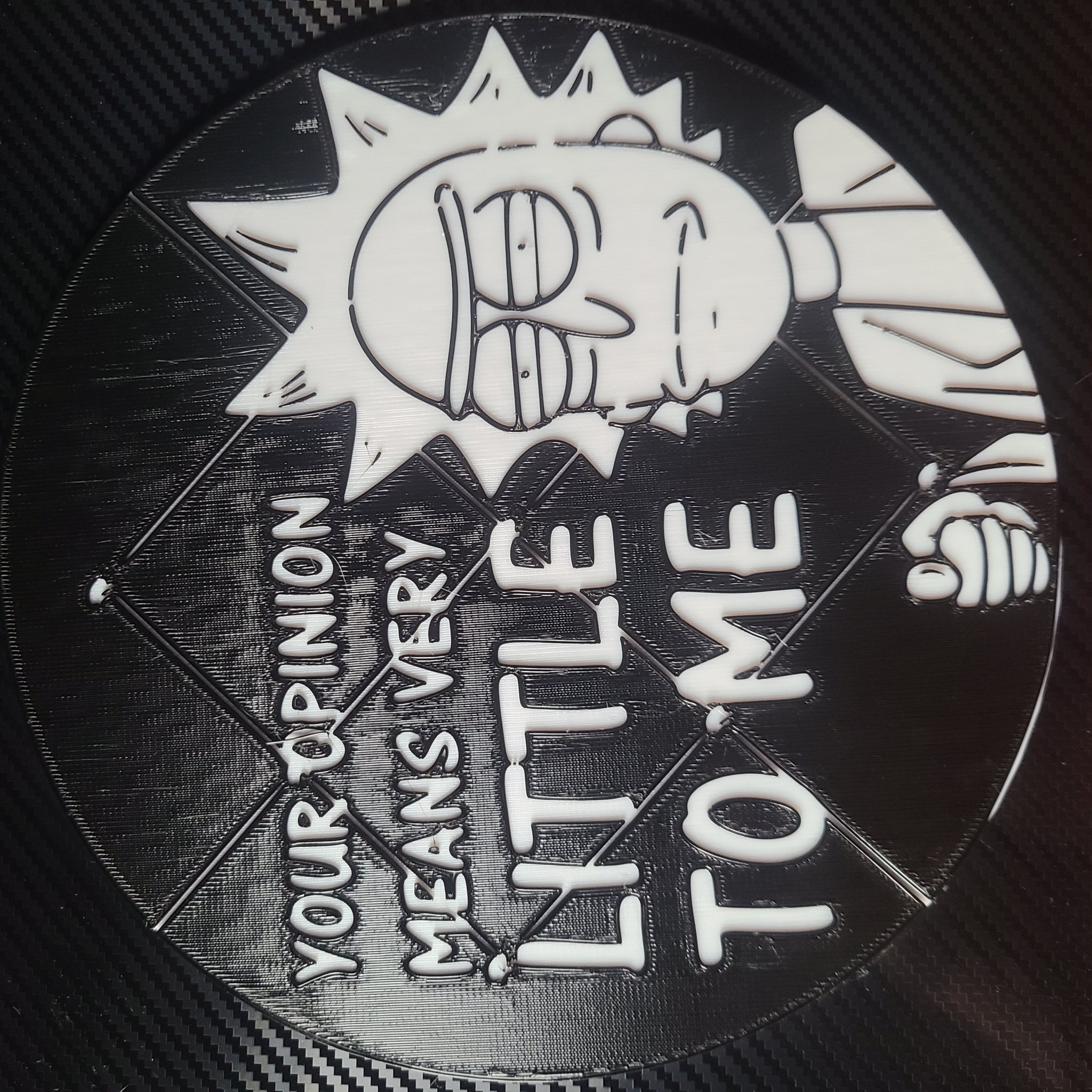 Logo Rick Sanchez với câu nói nổi tiếng