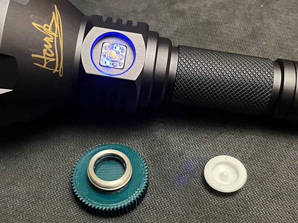 Công cụ điều chỉnh và tháo nắp nút cho đèn pin Emisar và Noct...