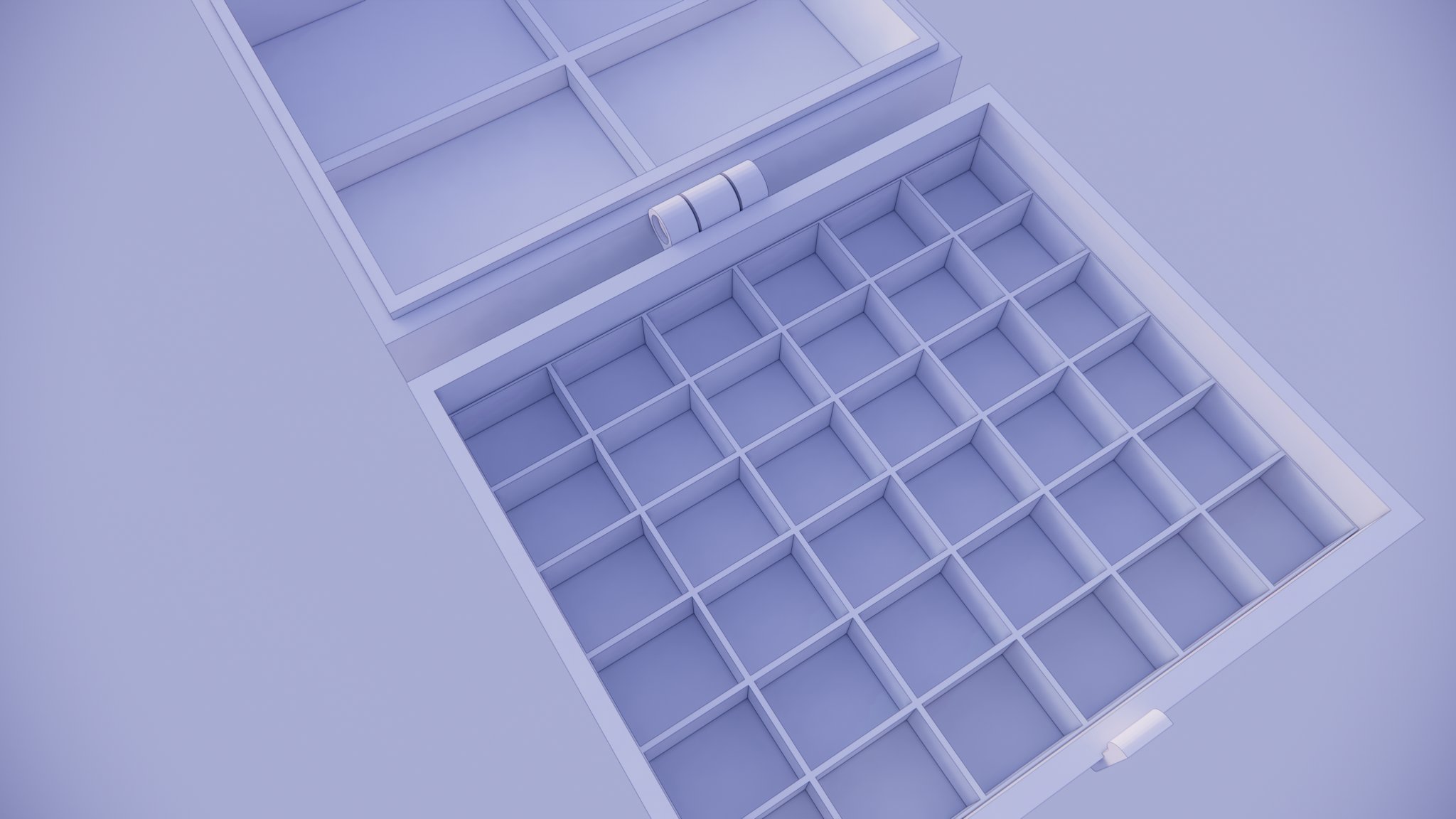 Bảng màu nước 36 ô cho nửa khay màu