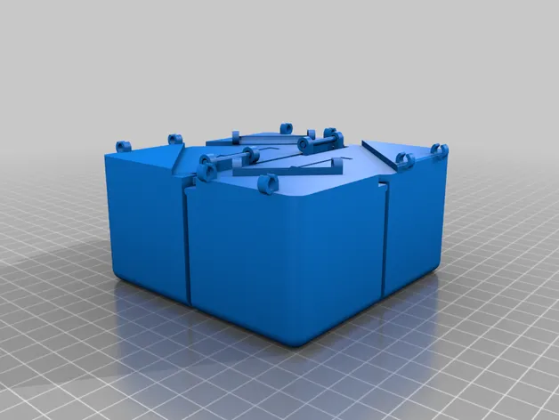 Khối lập phương OctoCube dựa trên mô hình origami vuông xoắn