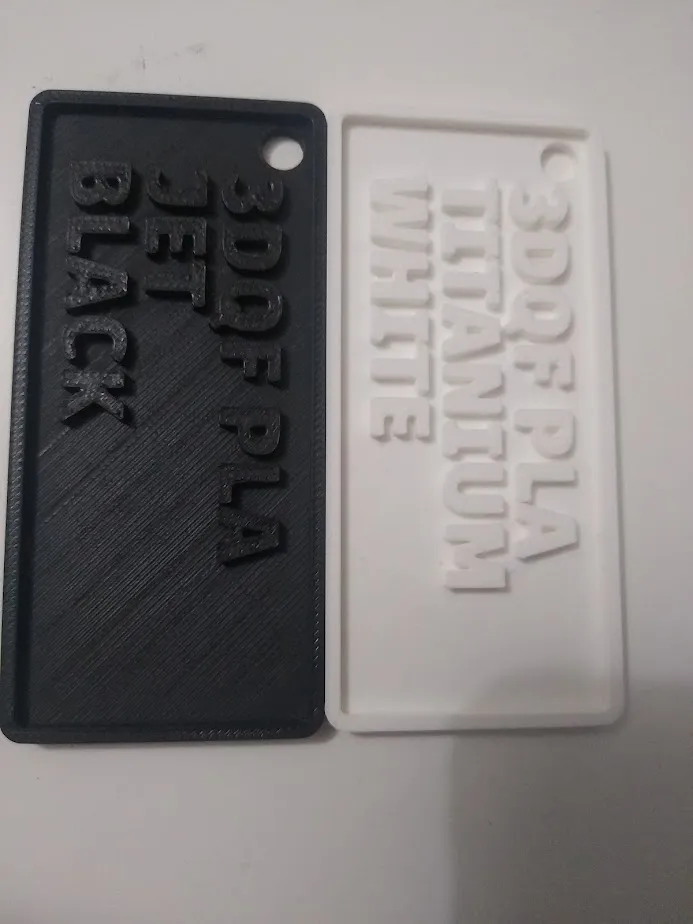 Bảng màu filament PLA 3DQF đầy đủ và dễ in