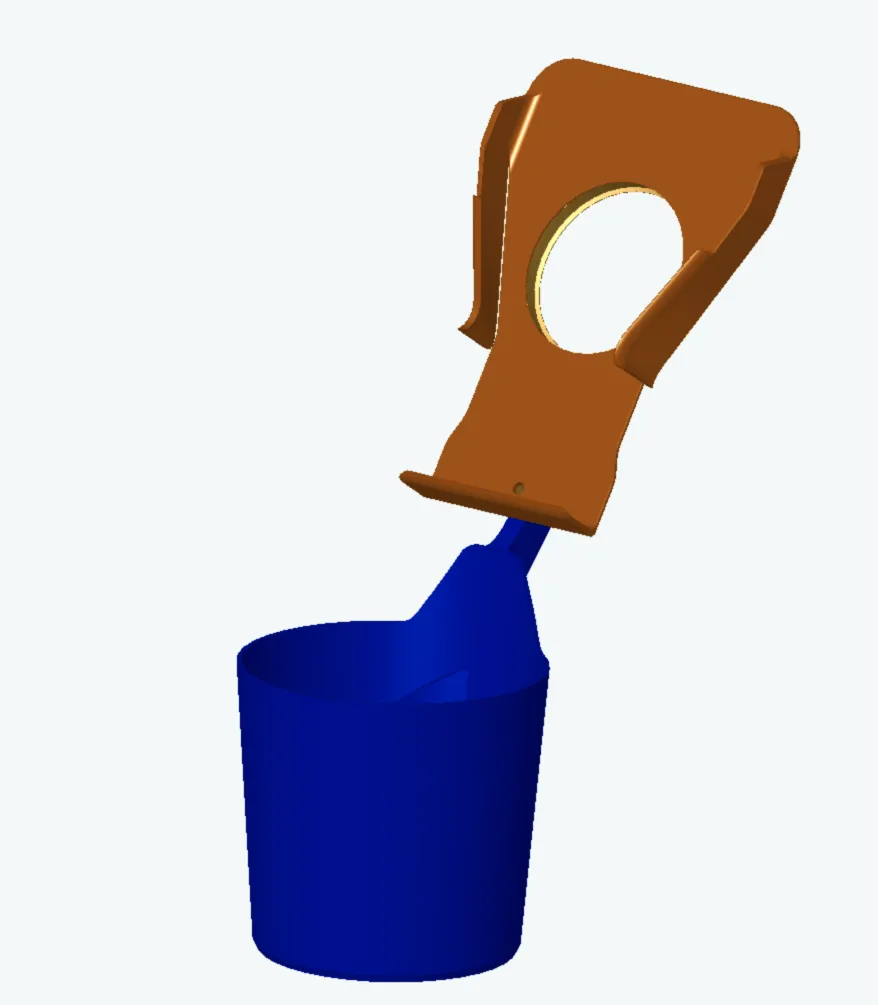 Giá đỡ điện thoại gắn vào giá đỡ cốc cho xe hơi