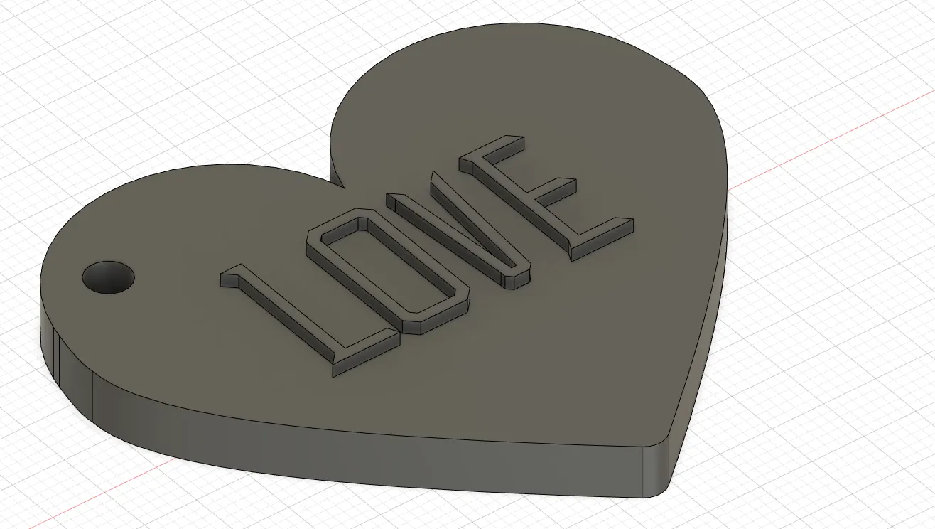 Móc chìa khóa hình trái tim YÊU dễ thương cho bạn và người thân