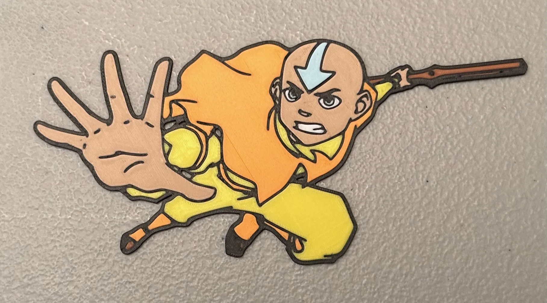 Nam châm Aang Đứa Trẻ Cuối Cùng với 7 màu sắc