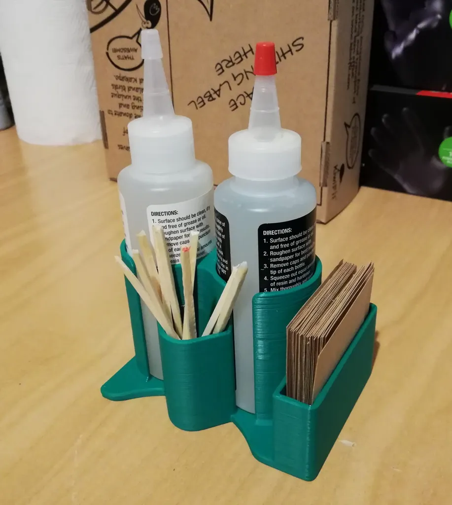 Trạm đựng chai keo epoxy 118ml cho chai ≤42.50mm